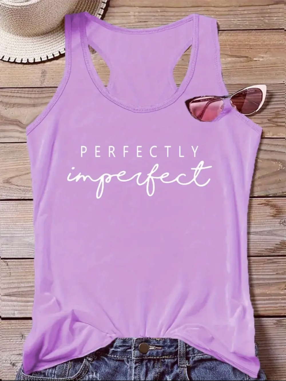 Perfectly Imperfect Lavender Tank Top - Women